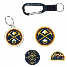 Denver Nuggets WinCraft 5-Pack Key Ring and Fridge Magnet Set