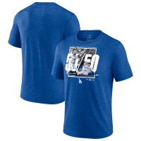 Los Angeles Dodgers Shohei Ohtani Fanatics Heather Royal 50/50 Club T-Shirt