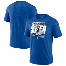 Los Angeles Dodgers Shohei Ohtani Fanatics Heather Royal 50/50 Club T-Shirt