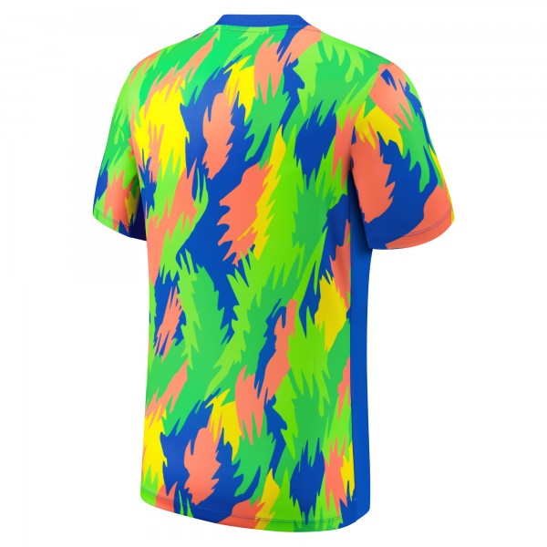 Brazil WoNational Team Nike 2025 Academy Pro Pre-Match Performance Top - Blue