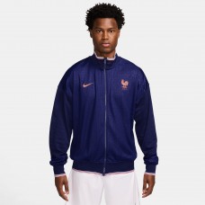 France WoNational Team Nike 2025 Academy Pro Performance Anthem Full-Zip Jacket - Blue