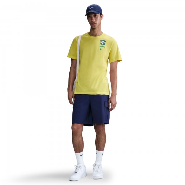 Brazil WoNational Team Nike Crest T-Shirt - Yellow