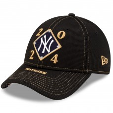 Бейсболка New York Yankees New Era Black 2024 American League Division Series Champions Locker Room 9FORTY
