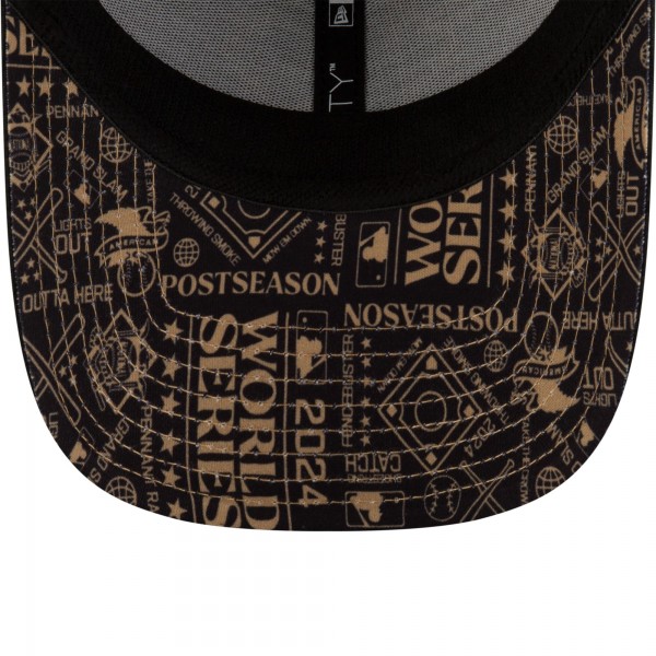 Бейсболка New York Yankees New Era Black 2024 American League Division Series Champions Locker Room 9FORTY