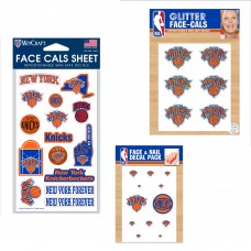New York Knicks WinCraft 4 x 7 Waterless Tattoos Set