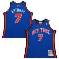 Джерси New York Knicks Carmelo Anthony Mitchell & Ness Blue 2010/11 Hardwood Classics Authentic