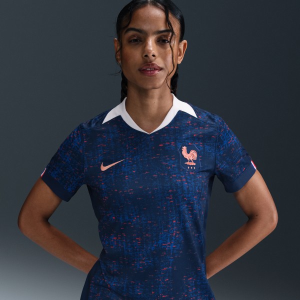 France WoNational Team Nike Wo2025/26 Home Replica Jersey - Blue