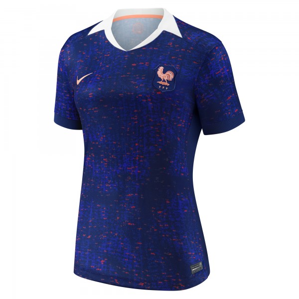 France WoNational Team Nike Wo2025/26 Home Replica Jersey - Blue