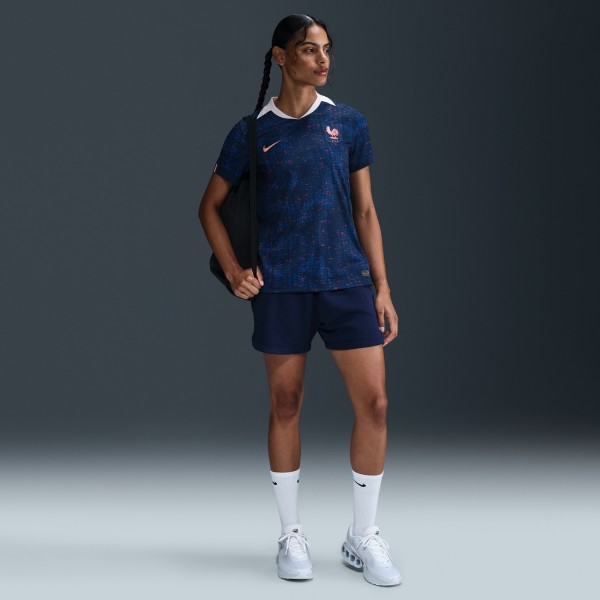France WoNational Team Nike Wo2025/26 Home Replica Jersey - Blue