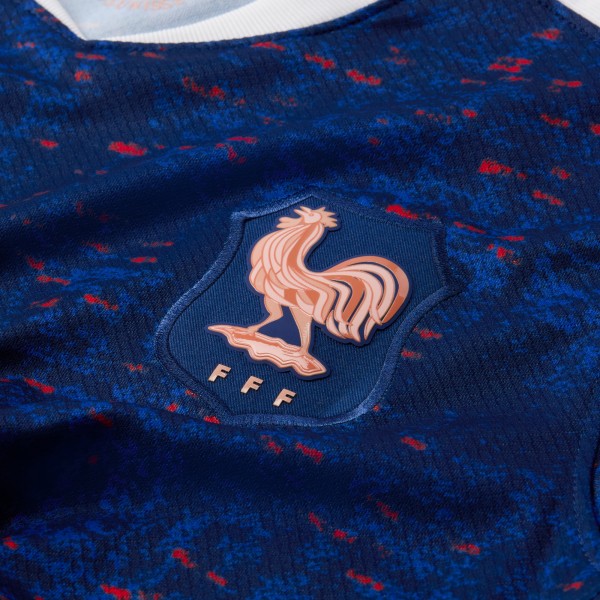 France WoNational Team Nike Wo2025/26 Home Replica Jersey - Blue