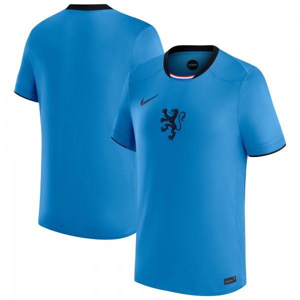 Подростковая Netherlands WoNational Team Nike 2025/26 Away Replica Jersey - Blue