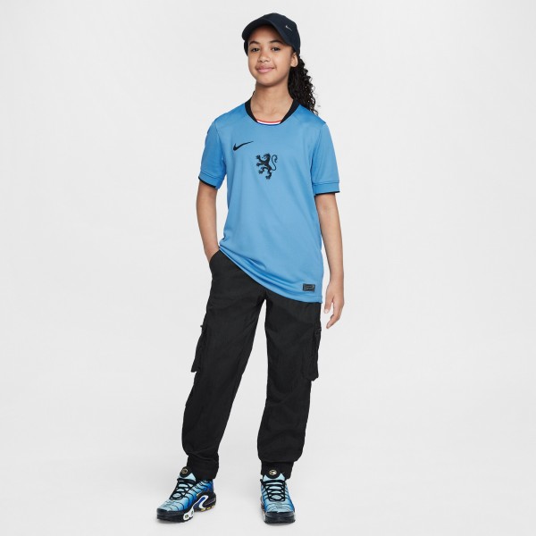 Подростковая Netherlands WoNational Team Nike 2025/26 Away Replica Jersey - Blue