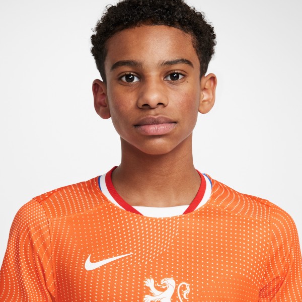 Подростковая Netherlands WoNational Team Nike 2025/26 Home Replica Jersey - Orange