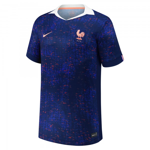 Подростковая France WoNational Team Nike 2025/26 Home Replica Jersey - Blue