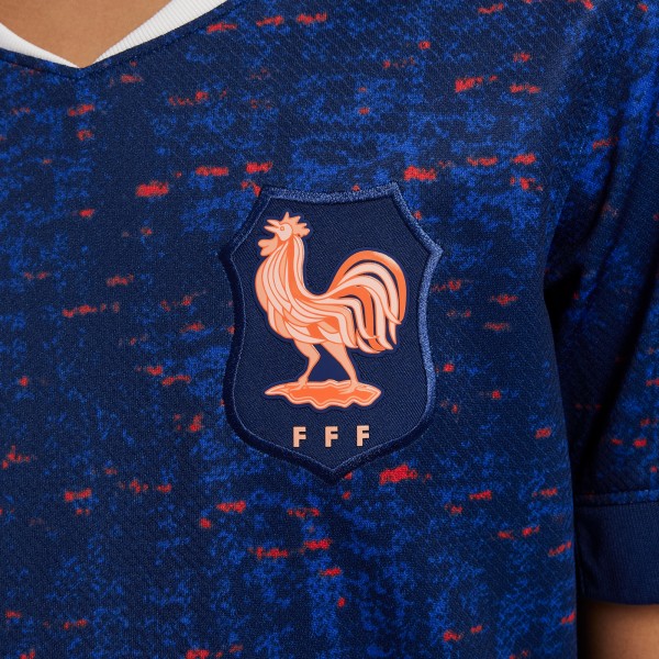 Подростковая France WoNational Team Nike 2025/26 Home Replica Jersey - Blue