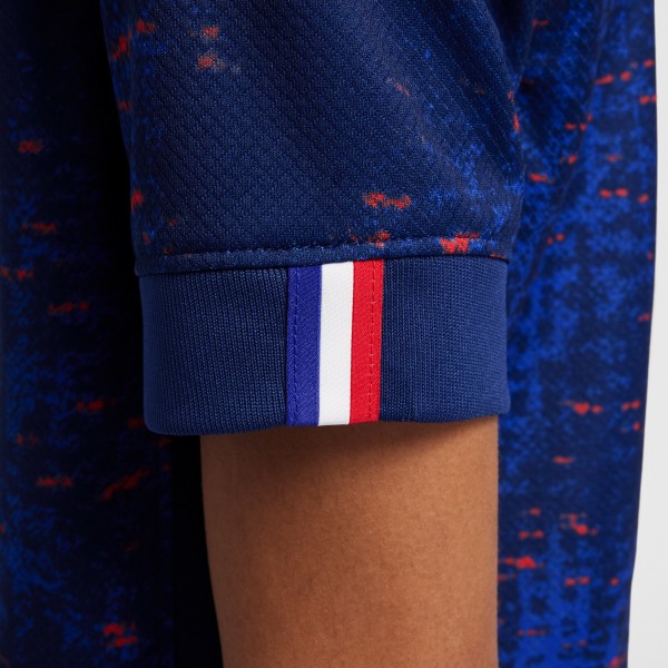 Подростковая France WoNational Team Nike 2025/26 Home Replica Jersey - Blue