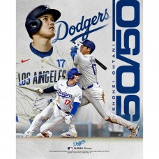 Los Angeles Dodgers Shohei Ohtani Fanatics Authentic 50/50 Club Season Record Collage