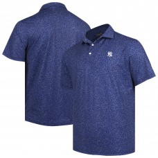New York Yankees Navy Tahoe Print Polo