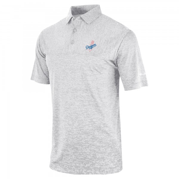 Los Angeles Dodgers Columbia Gray Omni-Wick Heading Out Polo