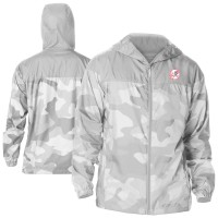 New York Yankees Columbia Gray Camo Flash Challenger Full-Zip Windbreaker Jacket