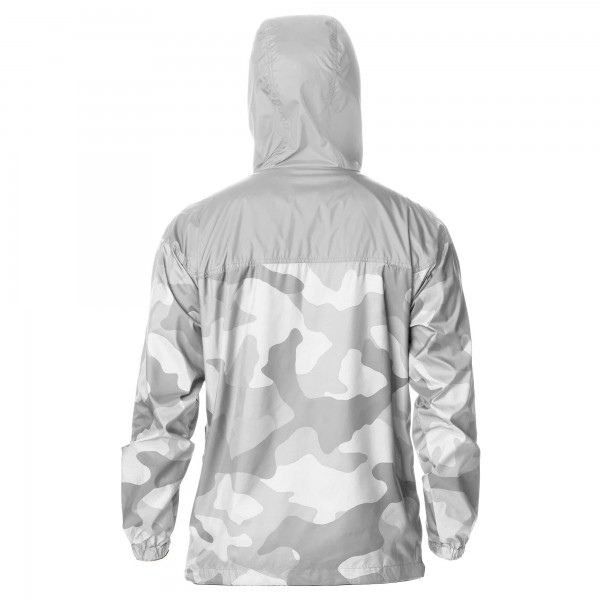New York Yankees Columbia Gray Camo Flash Challenger Full-Zip Windbreaker Jacket