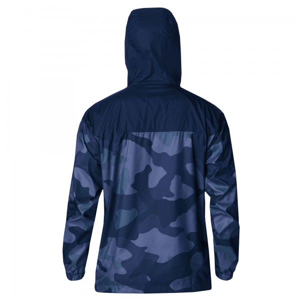 New York Yankees Columbia Navy Camo Flash Challenger Full-Zip Windbreaker Jacket