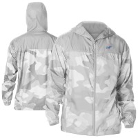 Los Angeles Dodgers Columbia Gray Camo Flash Challenger Full-Zip Windbreaker Jacket