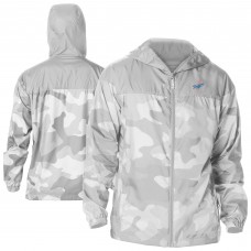 Los Angeles Dodgers Columbia Gray Camo Flash Challenger Full-Zip Windbreaker Jacket