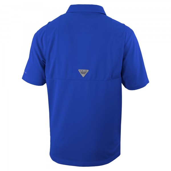 Los Angeles Dodgers Columbia Royal Omni-Wick Flycaster Pocket Polo