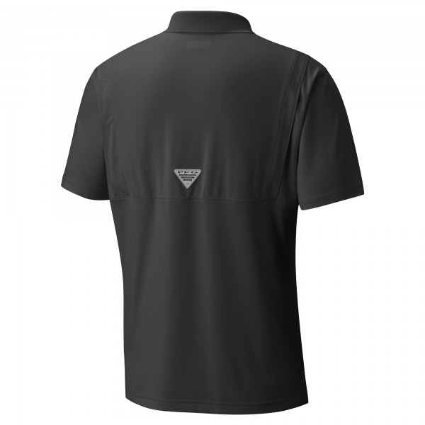 Los Angeles Dodgers Columbia Black Omni-Wick Low Drag Offshore Polo