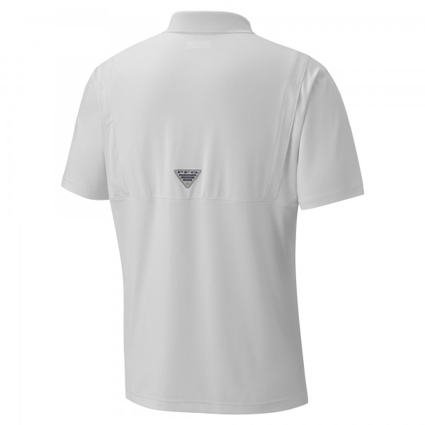 New York Yankees Columbia White Omni-Wick Low Drag Offshore Polo
