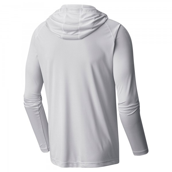 New York Yankees Columbia White Omni-Wick Terminal Tackle Raglan Long Sleeve Hoodie T-Shirt