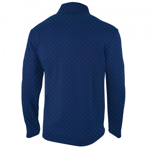 New York Yankees Columbia Navy Wickham Hills Omni-Wick Quarter-Zip Jacket
