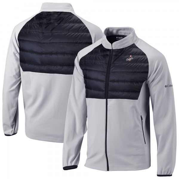 Los Angeles Dodgers Columbia Gray Omni-Wick In The Element Full-Zip Jacket
