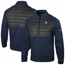 New York Yankees Columbia Navy Omni-Wick In The Element Full-Zip Jacket