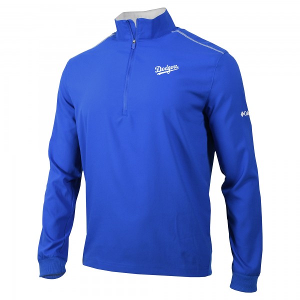 Los Angeles Dodgers Columbia Royal Omni-Wick Bogeys Paradise Quarter-Zip Top