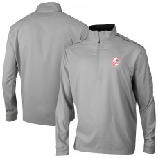 New York Yankees Columbia Gray Omni-Wick Bogeys Paradise Quarter-Zip Top