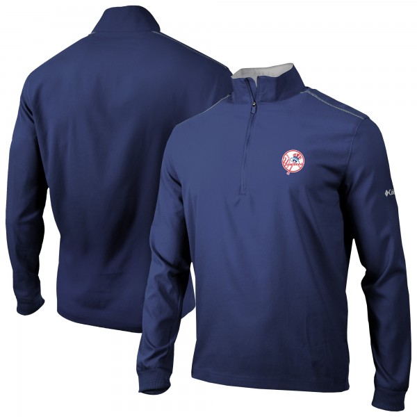 New York Yankees Columbia Navy Omni-Wick Bogeys Paradise Quarter-Zip Top