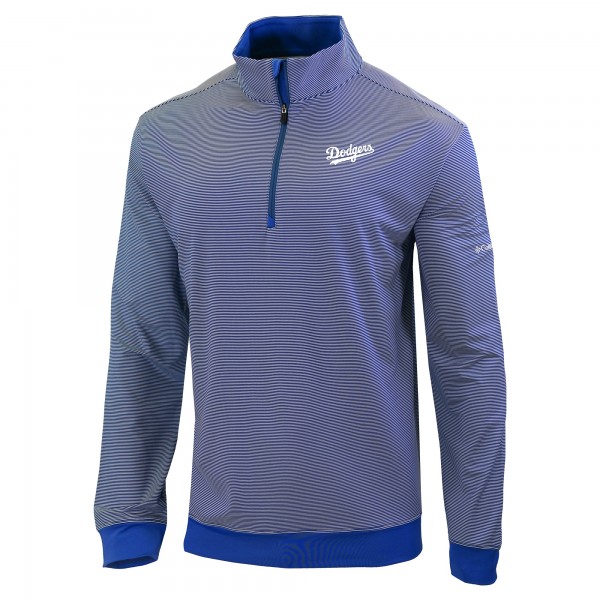 Los Angeles Dodgers Columbia Royal Omni-Wick Even Lie Quarter-Zip Pullover Top