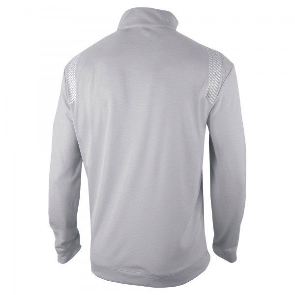Los Angeles Dodgers Columbia Gray Oakland Downs Omni-Wick Quarter-Zip Top