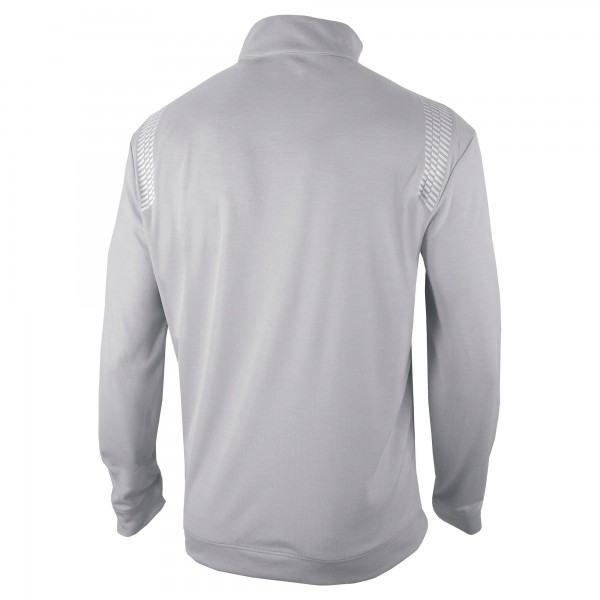 New York Yankees Columbia Gray Oakland Downs Omni-Wick Quarter-Zip Top