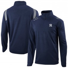 New York Yankees Columbia Navy Oakland Downs Omni-Wick Quarter-Zip Top
