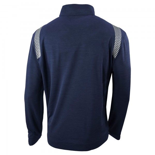 New York Yankees Columbia Navy Oakland Downs Omni-Wick Quarter-Zip Top