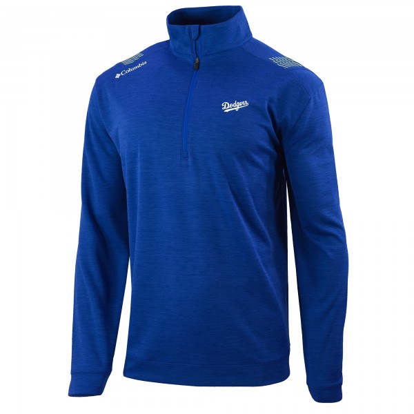 Los Angeles Dodgers Columbia Royal Oakland Downs Omni-Wick Quarter-Zip Top