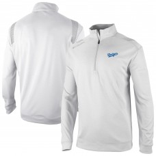 Los Angeles Dodgers Columbia White Oakland Downs Omni-Wick Quarter-Zip Top