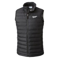Los Angeles Dodgers Columbia Black Omni-Heat Powder Lite Full-Zip Vest