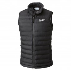 Los Angeles Dodgers Columbia Black Omni-Heat Powder Lite Full-Zip Vest