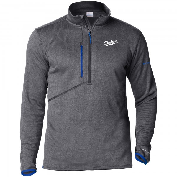 Los Angeles Dodgers Columbia Royal Park View Omni-Wick Half-Zip Top
