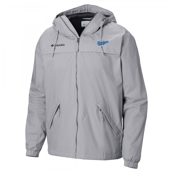 Los Angeles Dodgers Columbia Gray Oroville Creek Lined Full-Zip Jacket