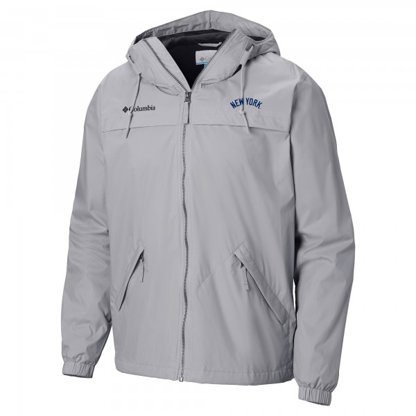 New York Yankees Columbia Gray Oroville Creek Lined Full-Zip Jacket